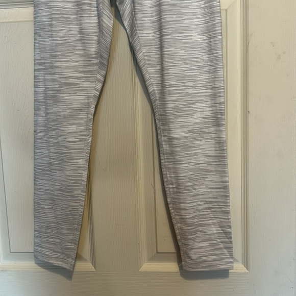 Jockey Leggings Size Medium White Gray - Picture 3 of 8